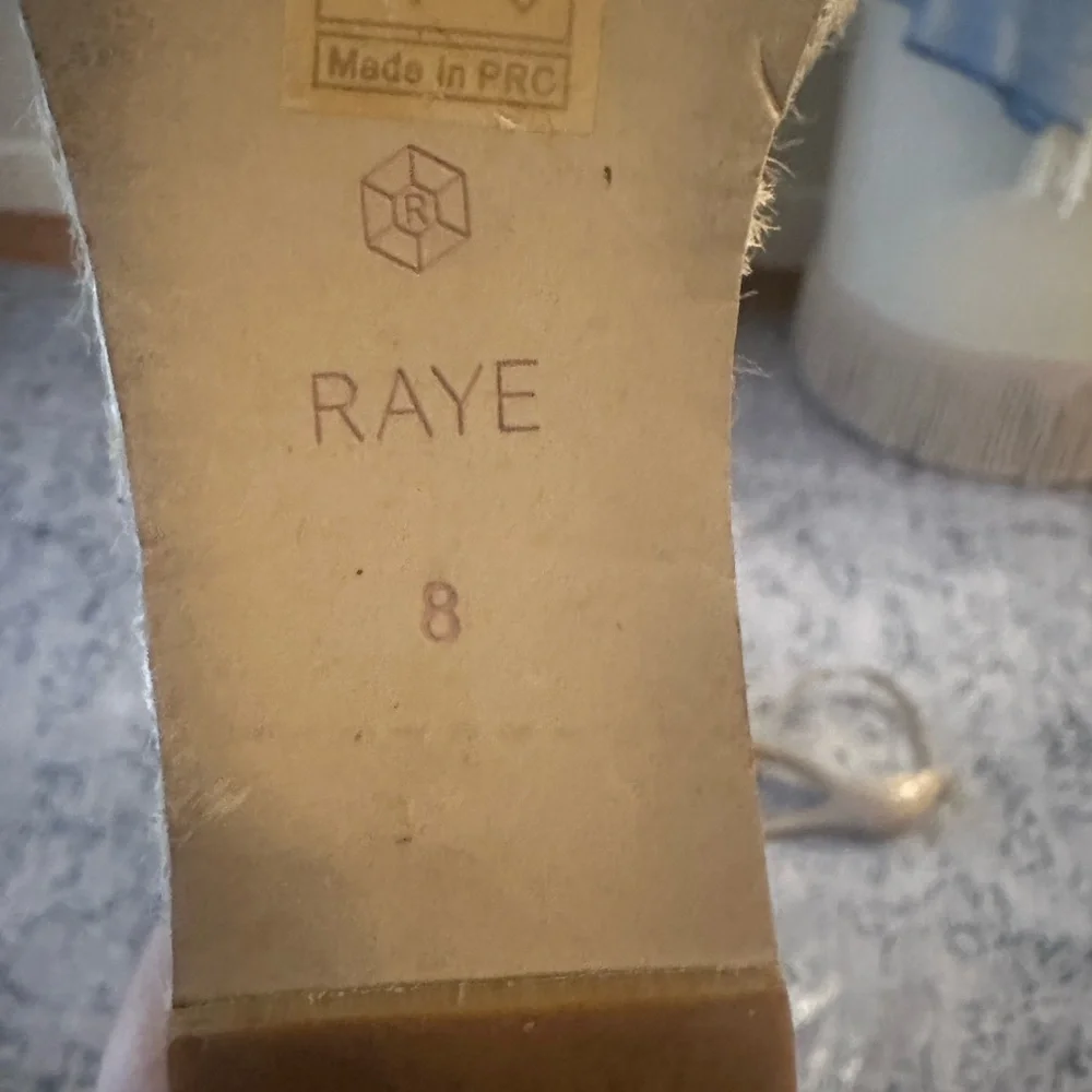 RAYE Black Espadrille Wedge Ankle-Tie Sandals - Picture 5 of 5